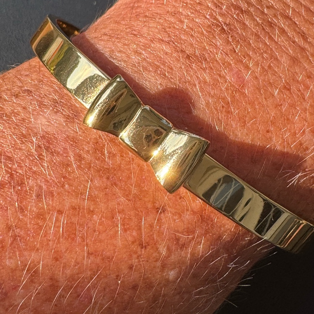 Kate Spade Gold Bow Bangle Bracelet